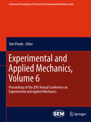 cover image of Experimental and Applied Mechanics, Volume 6